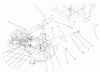 Zerto-Turn Mäher 74234 (Z255) - Toro Z Master Mower, 62" SFS Side Discharge Deck (SN: 220000001 - 220999999) (2002) Ersatzteile DECK CONNECTION ASSEMBLY