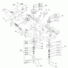Zerto-Turn Mäher 74234 (Z255) - Toro Z Master Mower, 62" SFS Side Discharge Deck (SN: 220000001 - 220999999) (2002) Ersatzteile SPINDLE AND PULLEY ASSEMBLY