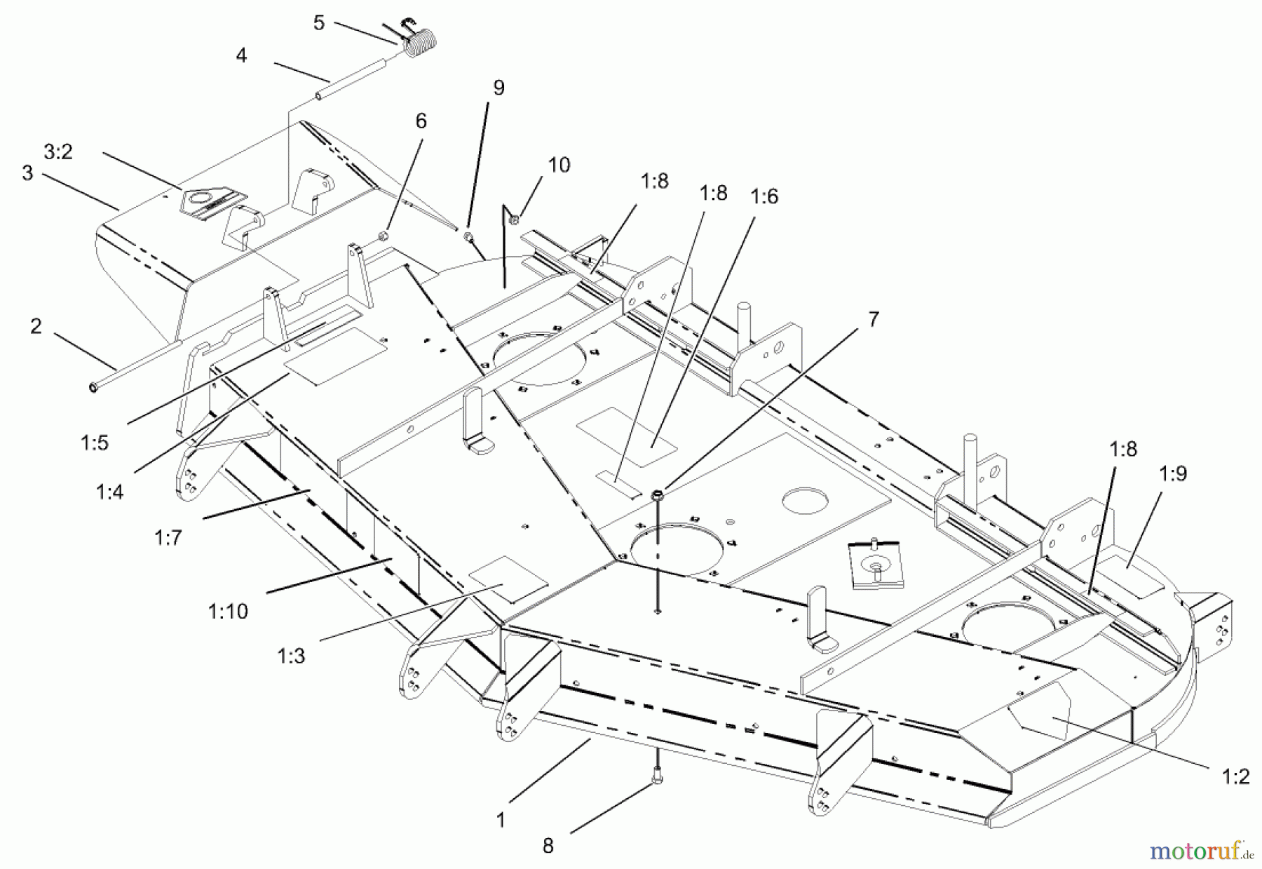  Zerto-Turn Mäher 74234 (Z255) - Toro Z Master Mower, 62