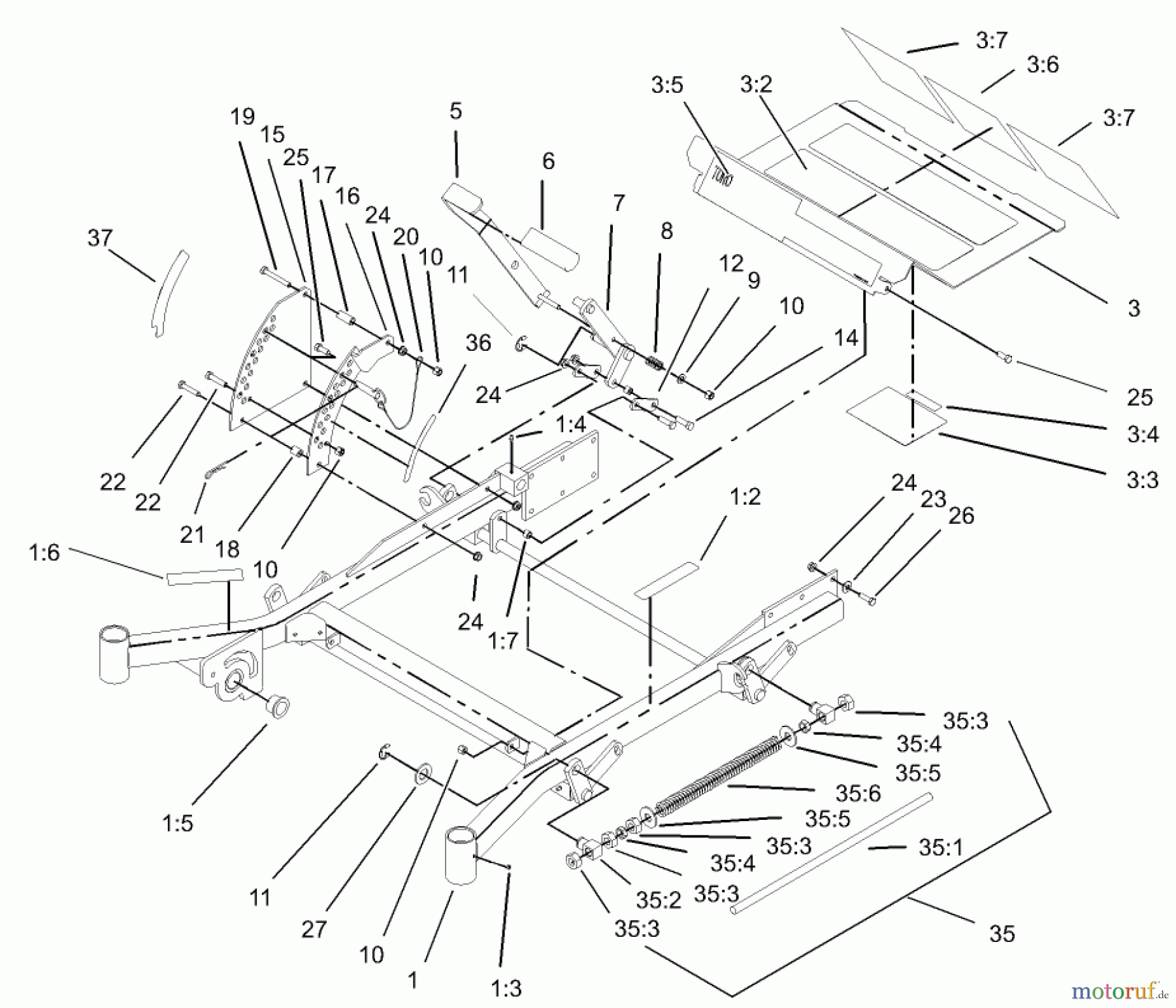  Zerto-Turn Mäher 74234 (Z255) - Toro Z Master Mower, 62