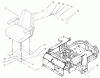 Zerto-Turn Mäher 74234 (Z255) - Toro Z Master Mower, 62" SFS Side Discharge Deck (SN: 230006001 - 230999999) (2003) Ersatzteile SEAT ASSEMBLY