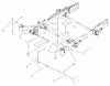 Zerto-Turn Mäher 74234 (Z255) - Toro Z Master Mower, 62" SFS Side Discharge Deck (SN: 230006001 - 230999999) (2003) Ersatzteile Z-STAND ASSEMBLY