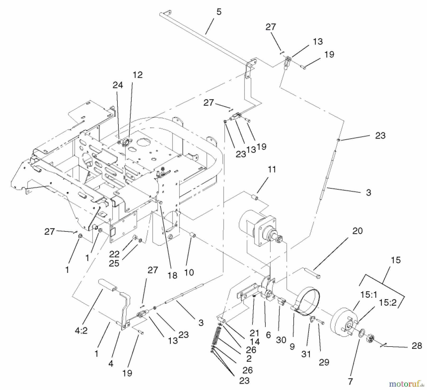  Zerto-Turn Mäher 74235 (Z255) - Toro Z Master Mower, 72