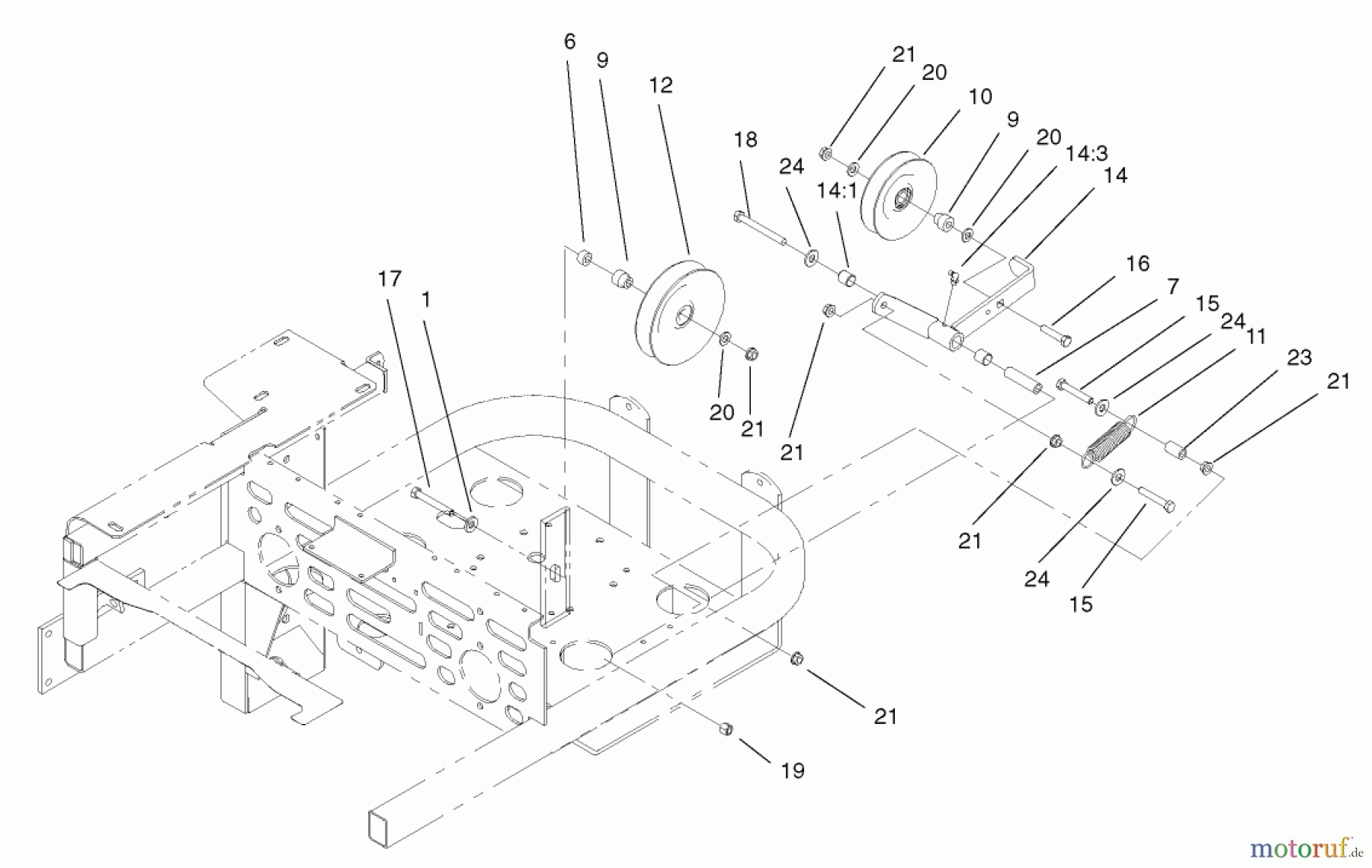  Zerto-Turn Mäher 74235 (Z255) - Toro Z Master Mower, 72