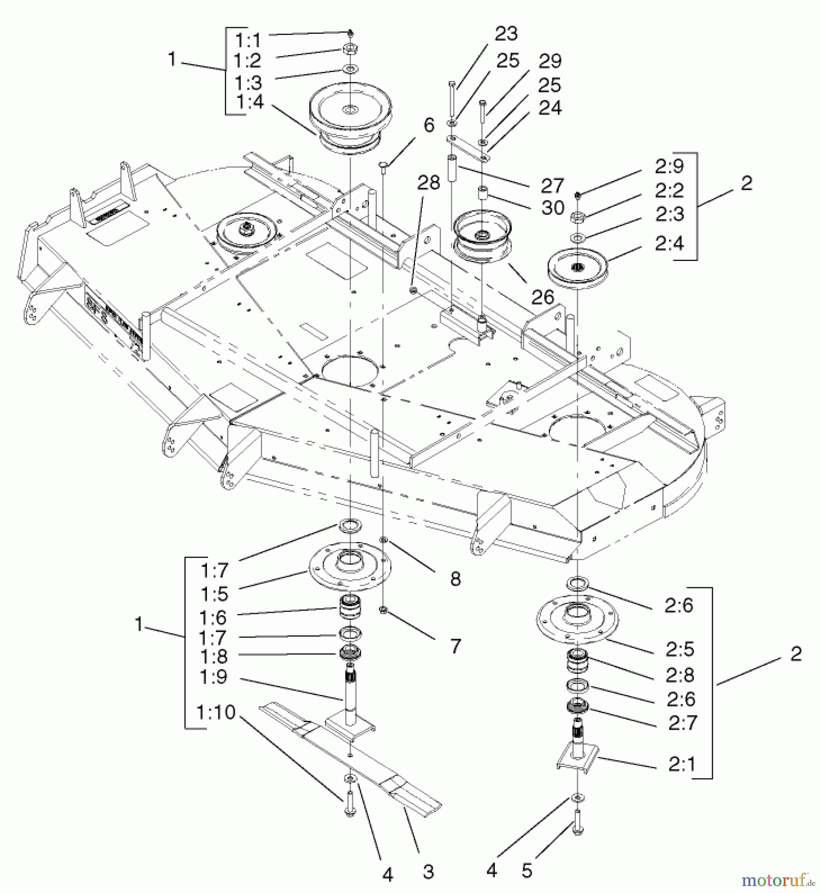  Zerto-Turn Mäher 74235 (Z255) - Toro Z Master Mower, 72