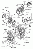 Zerto-Turn Mäher 74236 (Z287L) - Toro Z Master Mower, 62" SFS Side Discharge Deck (SN: 220000001 - 220999999) (2002) Ersatzteile CYLINDER/CRANKCASE ASSEMBLY KAWASAKI FD750D-AS03