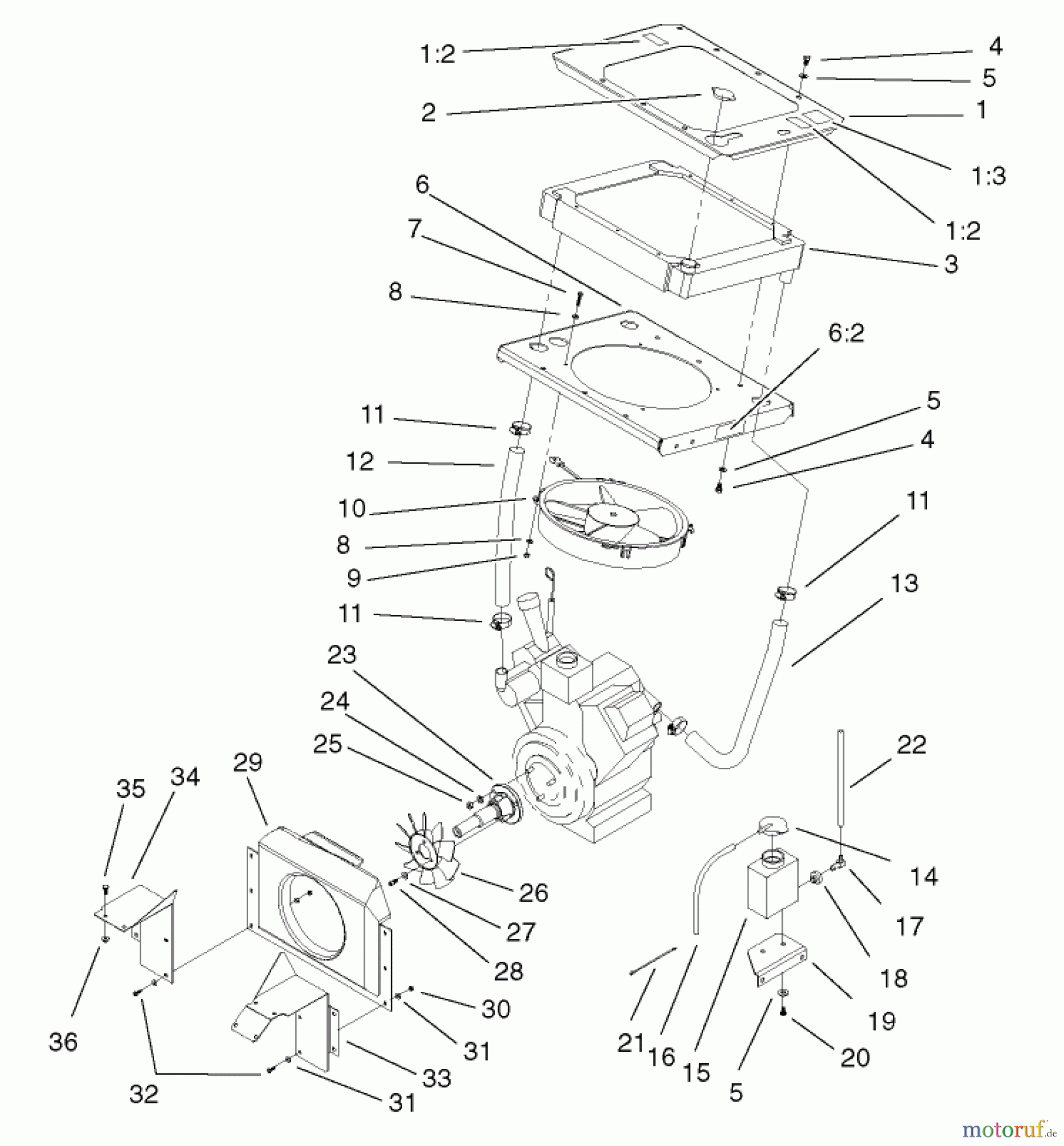  Zerto-Turn Mäher 74236 (Z287L) - Toro Z Master Mower, 62