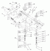 Zerto-Turn Mäher 74236 (Z287L) - Toro Z Master Mower, 62" SFS Side Discharge Deck (SN: 220000001 - 220999999) (2002) Ersatzteile SPINDLE AND PULLEY ASSEMBLY