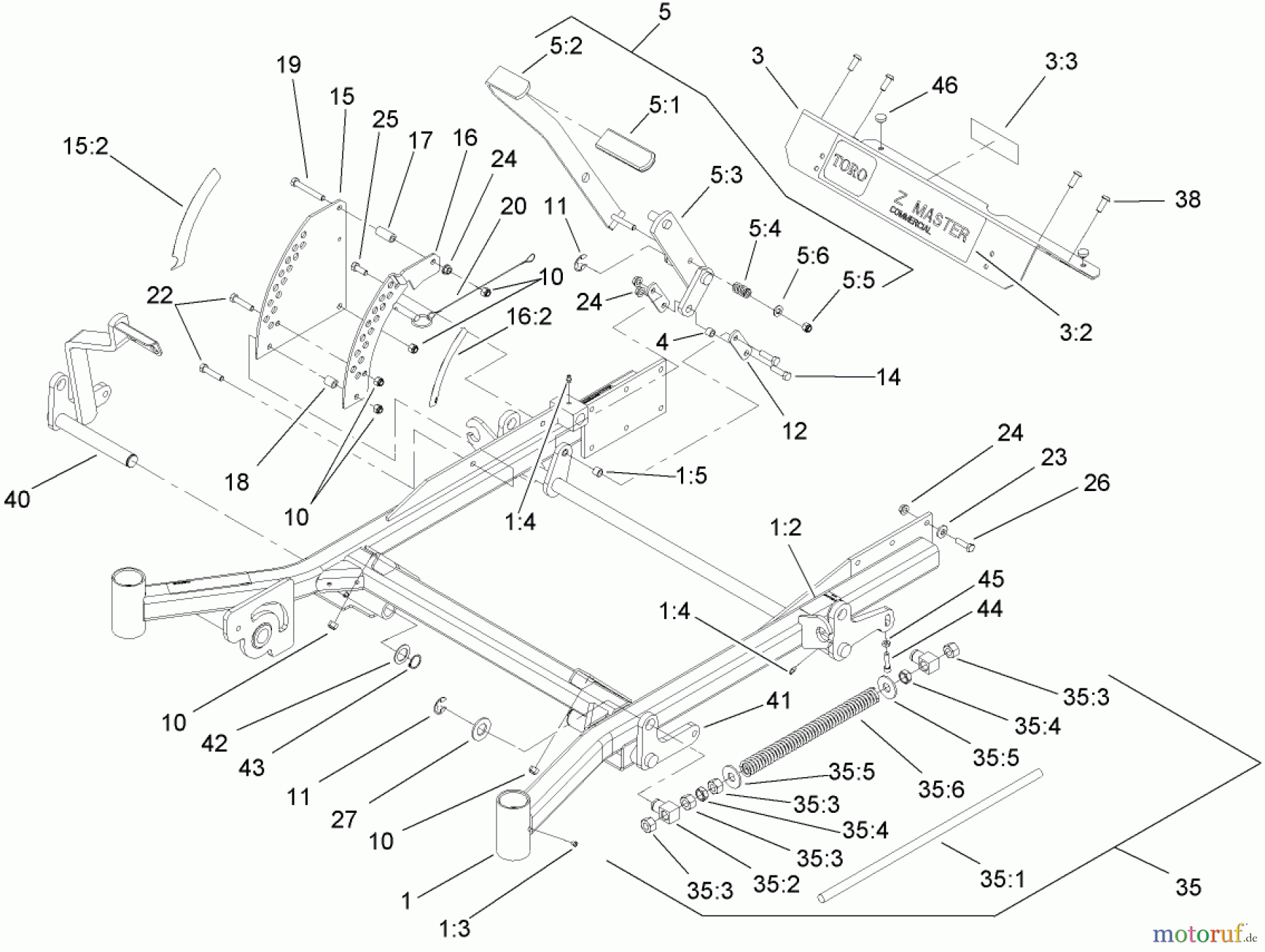  Zerto-Turn Mäher 74237 (Z528) - Toro Z Master Mower, 52