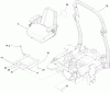 Zerto-Turn Mäher 74237 (Z528) - Toro Z Master Mower, 52" 7-Gauge Side Discharge Deck (SN: 270000001 - 270999999) (2007) Ersatzteile SEAT AND ROLL-OVER PROTECTION SYSTEM ASSEMBLY