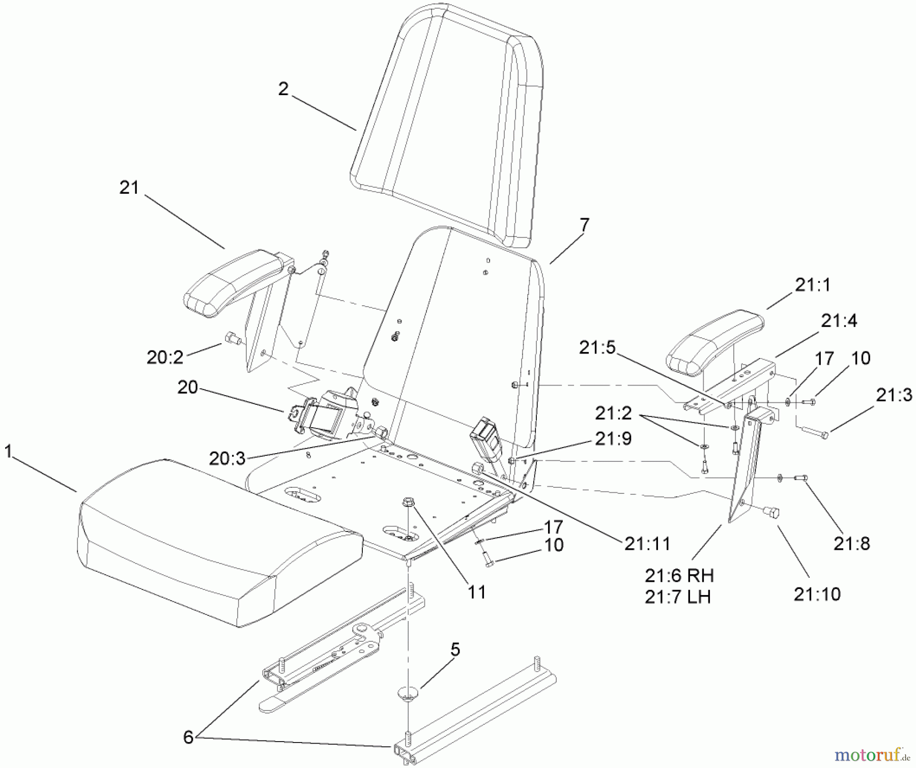  Zerto-Turn Mäher 74237 (Z528) - Toro Z Master Mower, 52