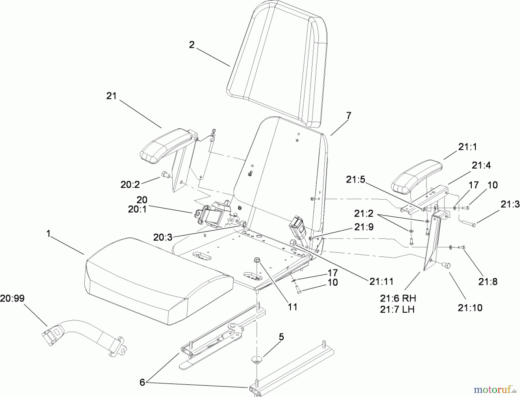  Zerto-Turn Mäher 74237CP (Z500) - Toro Z Master Mower, 52