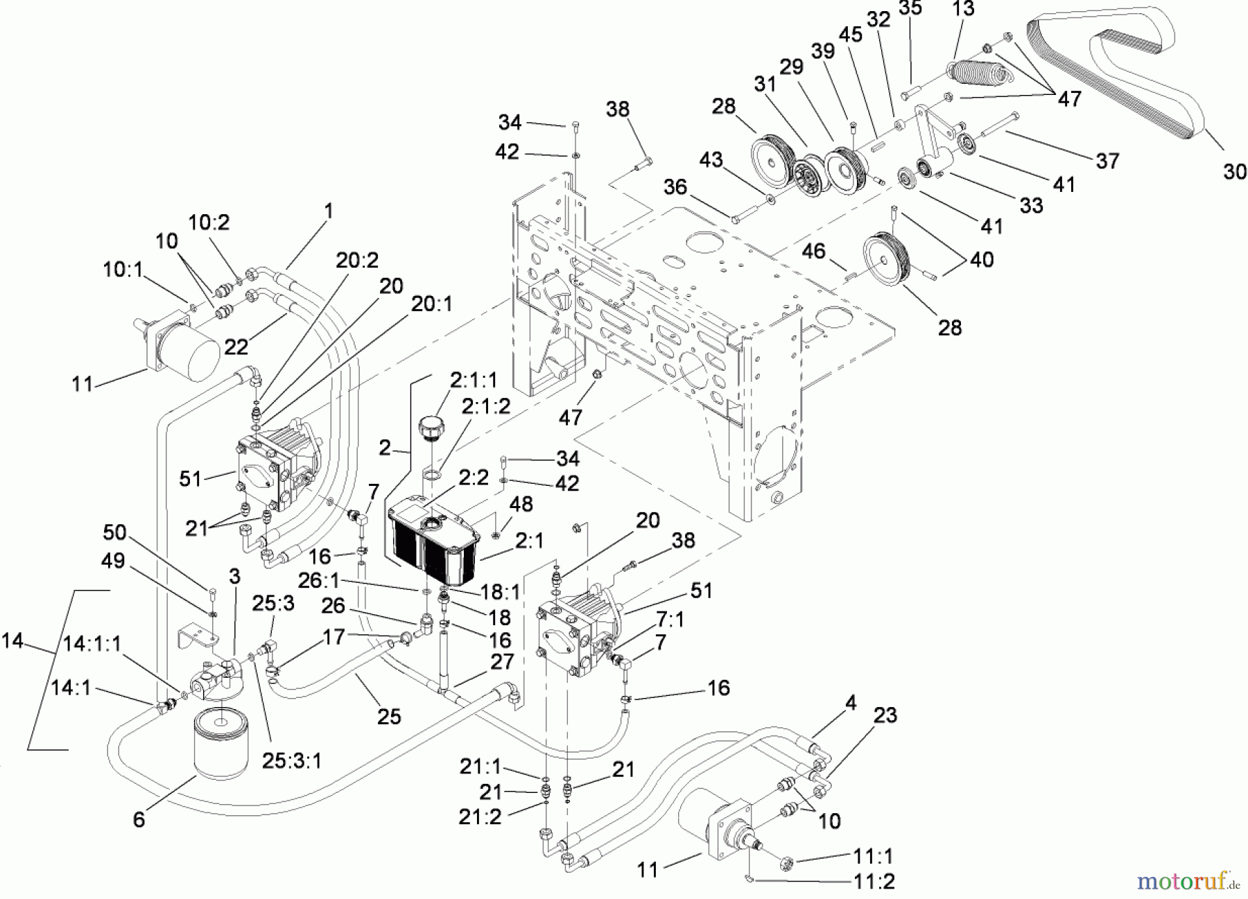  Zerto-Turn Mäher 74238CP (Z500) - Toro Z Master Mower, 60