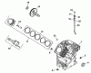 Zerto-Turn Mäher 74240 (Z286E) - Toro Z Master Mower, 62" SFS Side Discharge Deck (SN: 210000001 - 210999999) (2001) Ersatzteile CRANKCASE ASSEMBLY (ENGINE: KOHLER CH26S EFI PS-78517)