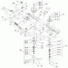 Zerto-Turn Mäher 74240 (Z286E) - Toro Z Master Mower, 62" SFS Side Discharge Deck (SN: 210000001 - 210999999) (2001) Ersatzteile SPINDLE AND PULLEY ASSEMBLY