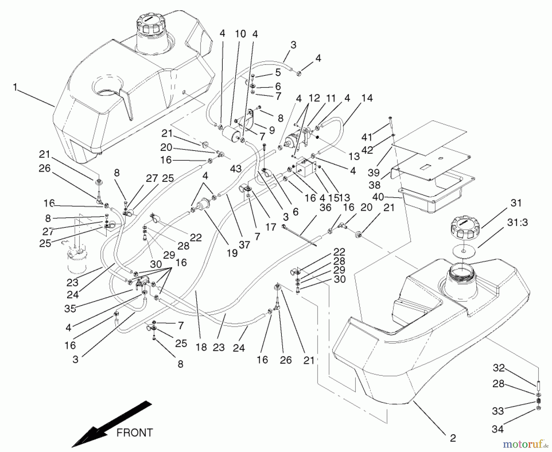  Zerto-Turn Mäher 74240 (Z286E) - Toro Z Master Mower, 62