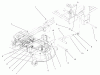 Zerto-Turn Mäher 74240 (Z286E) - Toro Z Master Mower, 62" SFS Side Discharge Deck (SN: 220000001 - 220999999) (2002) Ersatzteile DECK CONNECTION ASSEMBLY