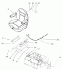 Zerto-Turn Mäher 74240 (Z286E) - Toro Z Master Mower, 62" SFS Side Discharge Deck (SN: 220000001 - 220999999) (2002) Ersatzteile SEAT ASSEMBLY