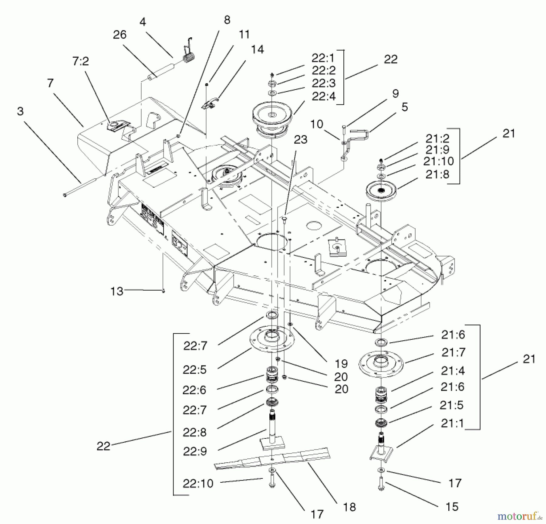  Zerto-Turn Mäher 74240 (Z286E) - Toro Z Master Mower, 62