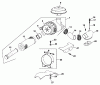 Zerto-Turn Mäher 74241 (Z286E) - Toro Z Master Mower, 72" SFS Side Discharge Deck (SN: 210000001 - 210999999) (2001) Ersatzteile AIR INTAKE/FILTRATION ASSEMBLY (ENGINE: KOHLER CH26S EFI PS-78517)