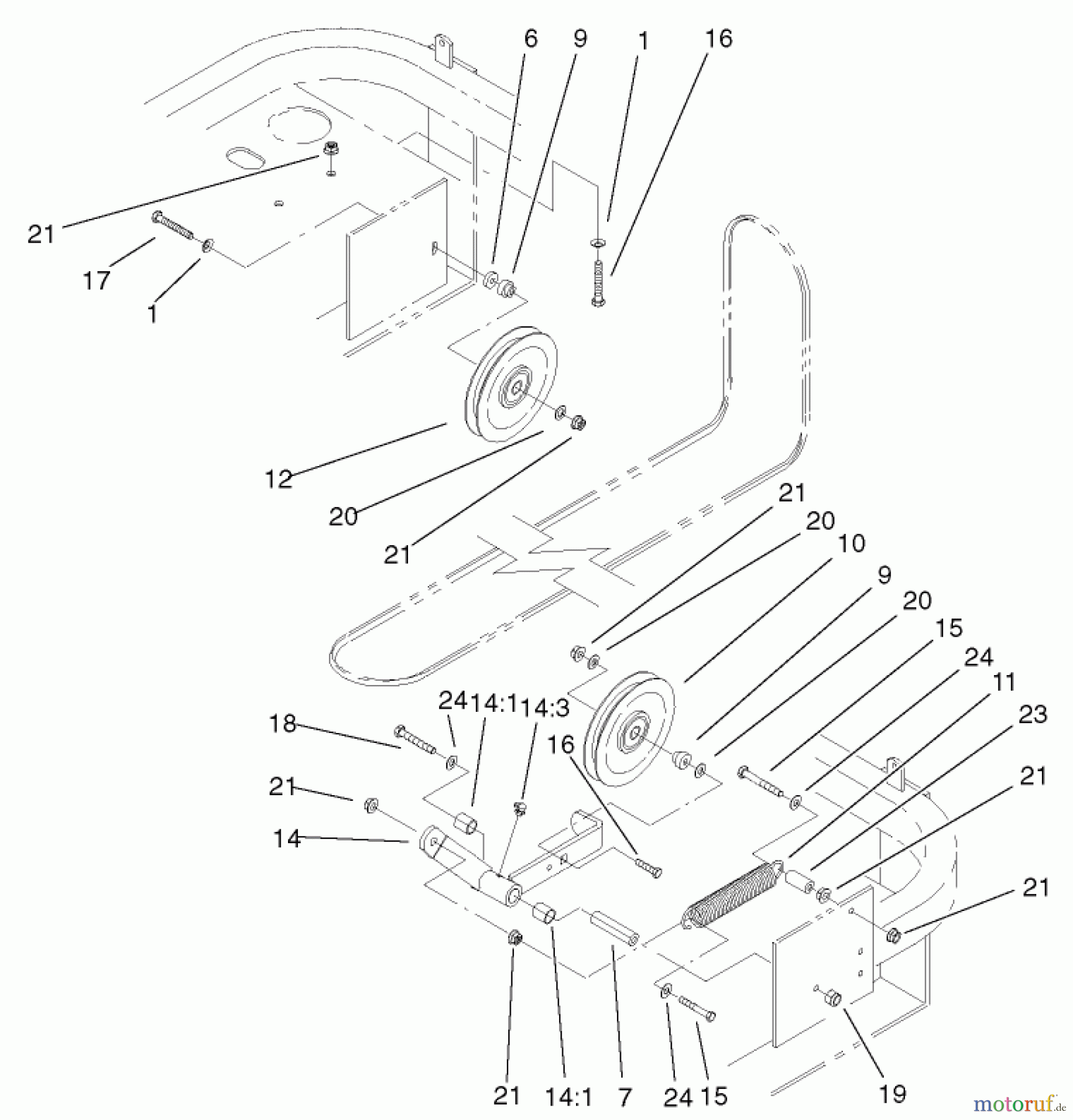  Zerto-Turn Mäher 74241 (Z286E) - Toro Z Master Mower, 72