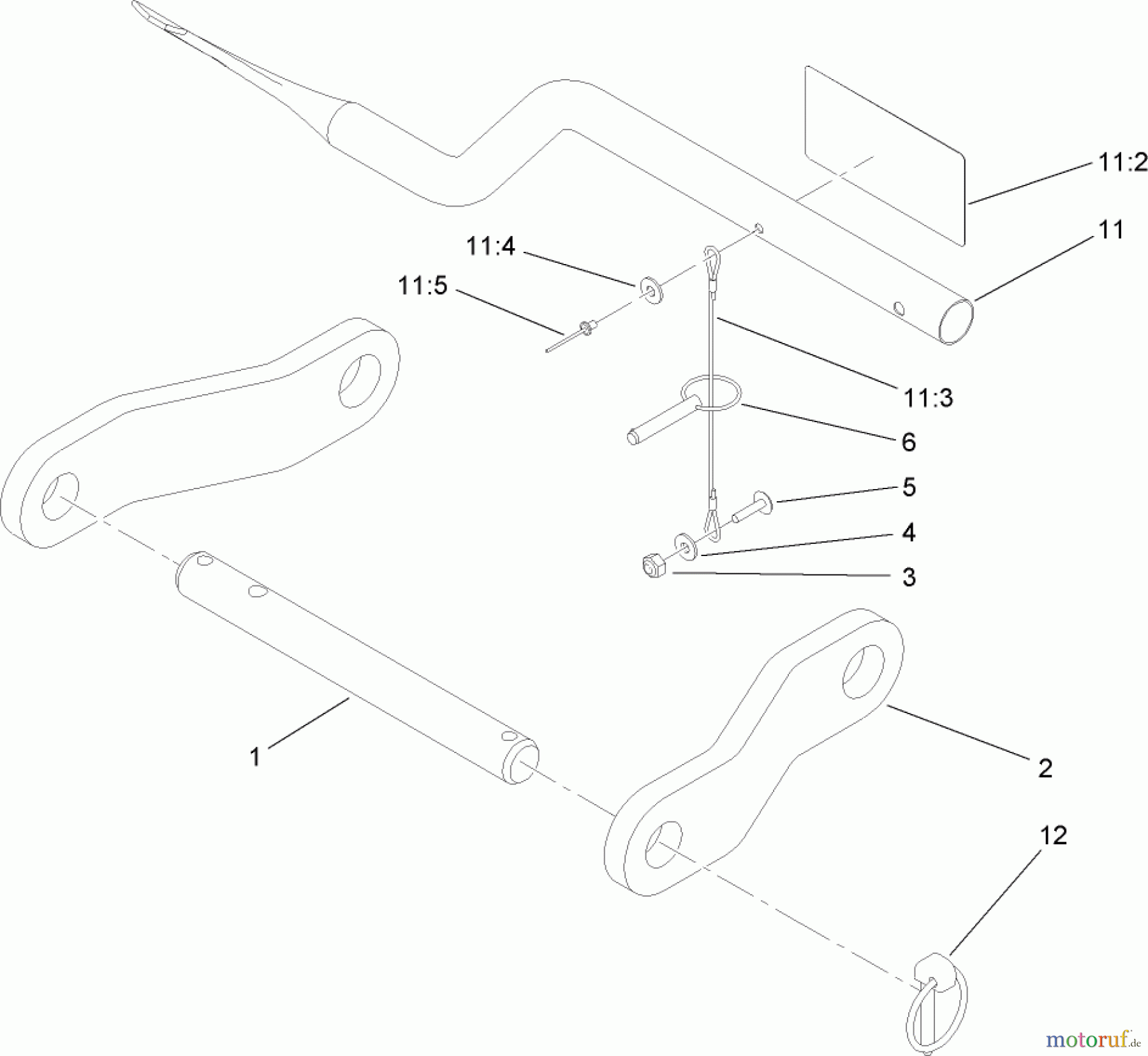  Compact Utility Attachments 23162 - Toro Backhoe Mounting Kit, TX Compact Utility Loaders BACKHOE MOUNTING ASSEMBLY