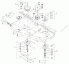 Zerto-Turn Mäher 74241 (Z286E) - Toro Z Master Mower, 72" SFS Side Discharge Deck (SN: 210000001 - 210999999) (2001) Ersatzteile SPINDLE AND PULLEY ASSEMBLY