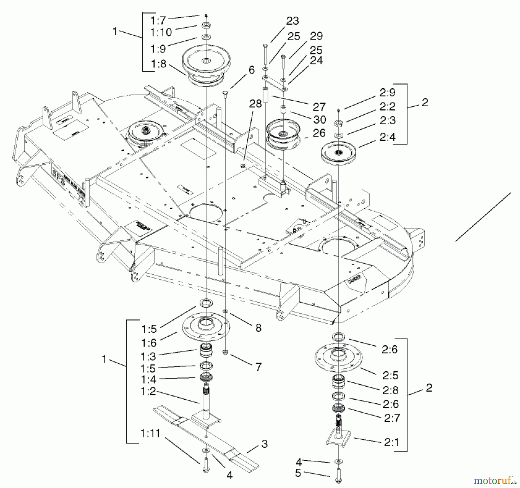  Zerto-Turn Mäher 74241 (Z286E) - Toro Z Master Mower, 72