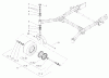 Zerto-Turn Mäher 74242 (Z500) - Toro Z Master Mower, 52" TURBO FORCE Side Discharge Deck (SN: 240000001 - 240003000) (2004) Ersatzteile CASTER AND WHEEL ASSEMBLY