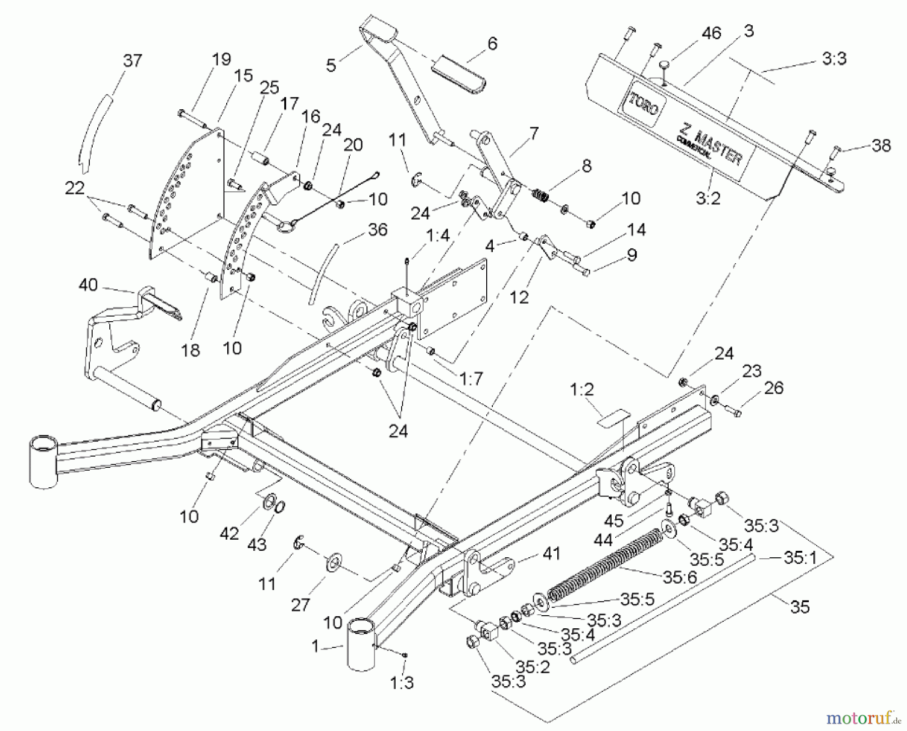  Zerto-Turn Mäher 74242 (Z500) - Toro Z Master Mower, 52