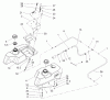 Zerto-Turn Mäher 74242 (Z500) - Toro Z Master Mower, 52" TURBO FORCE Side Discharge Deck (SN: 240003001 - 240999999) (2004) Ersatzteile FUEL SYSTEM ASSEMBLY