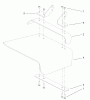 Zerto-Turn Mäher 74242 (Z500) - Toro Z Master Mower, 52" TURBO FORCE Side Discharge Deck (SN: 240003001 - 240999999) (2004) Ersatzteile RUBBER DEFLECTOR ASSEMBLY NO. 106-3249