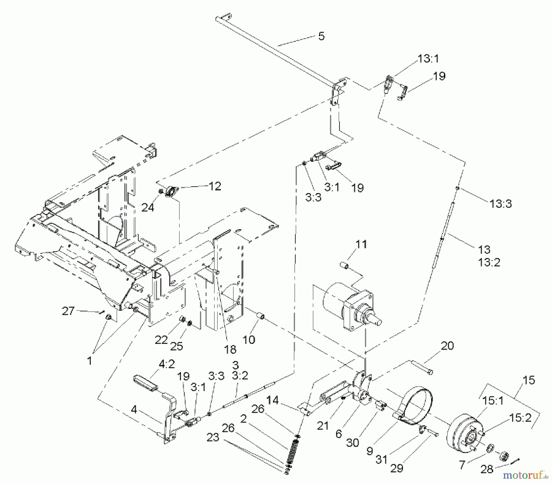  Zerto-Turn Mäher 74243 (Z557) - Toro Z Master Mower, 52