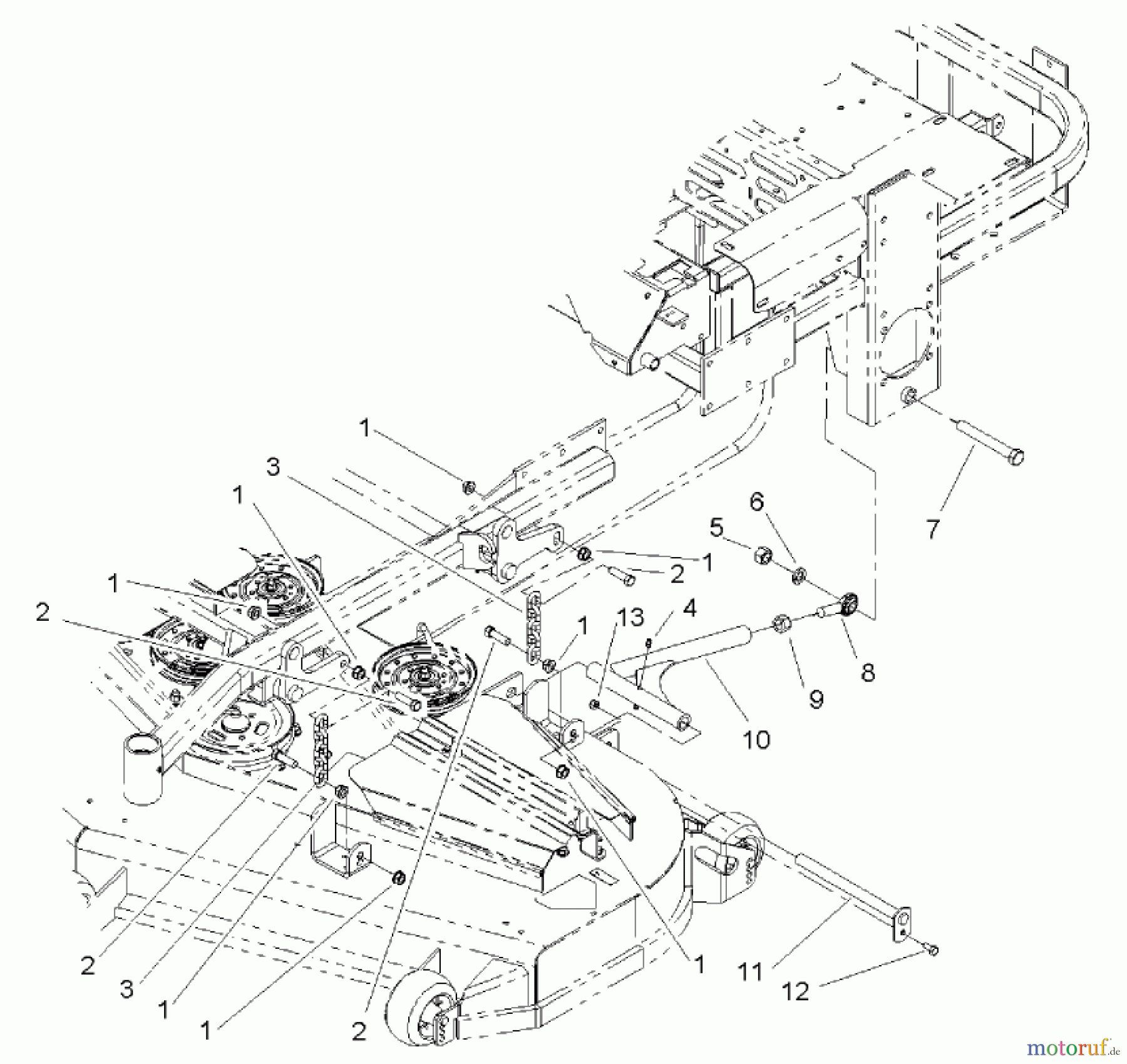  Zerto-Turn Mäher 74243 (Z557) - Toro Z Master Mower, 52