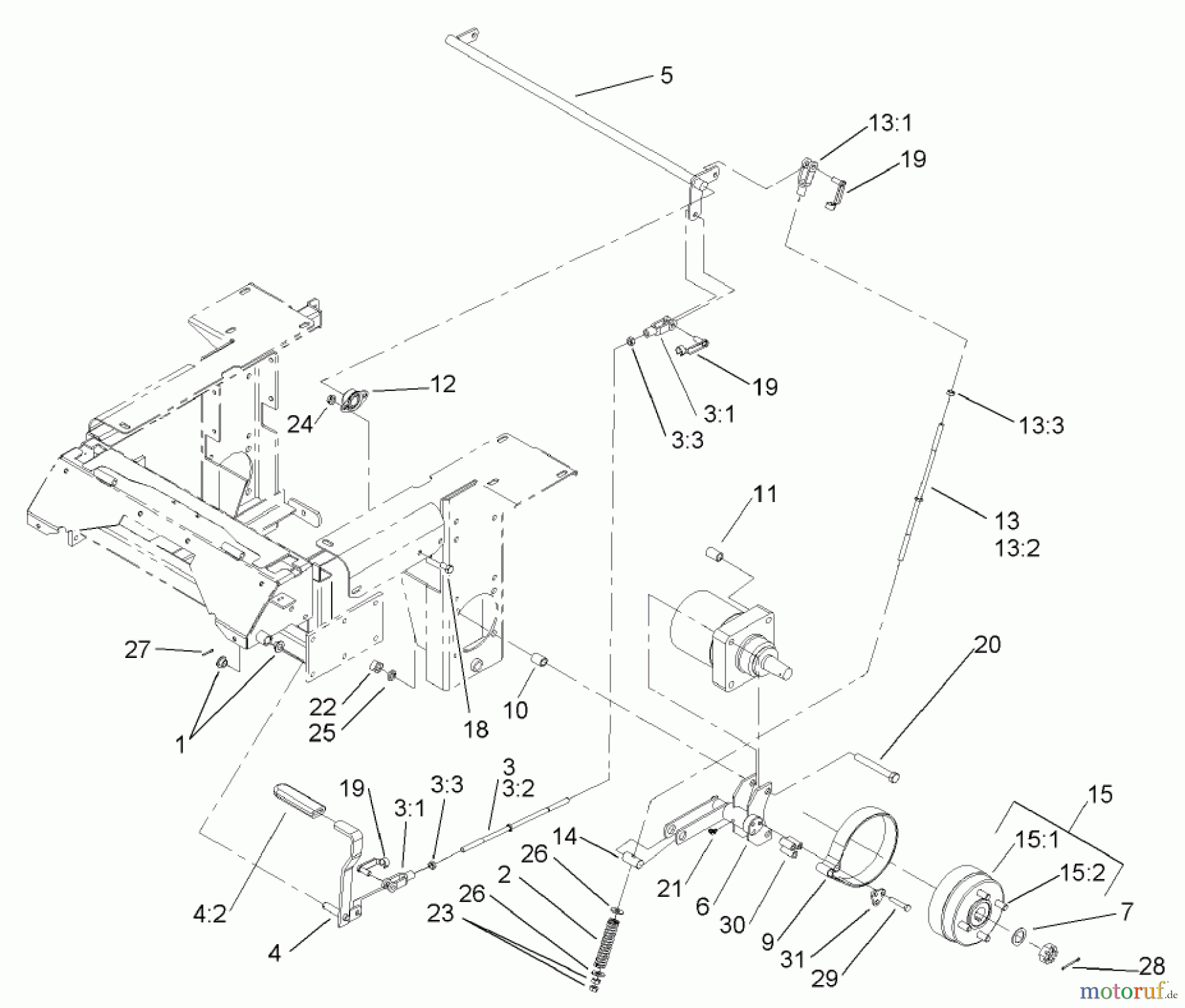  Zerto-Turn Mäher 74244 (Z553) - Toro Z Master Mower, 60