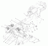 Zerto-Turn Mäher 74244 (Z553) - Toro Z Master Mower, 60" TURBO FORCE Side Discharge Deck (SN: 240000001 - 240999999) (2004) Ersatzteile DECK MOUNTING ASSEMBLY