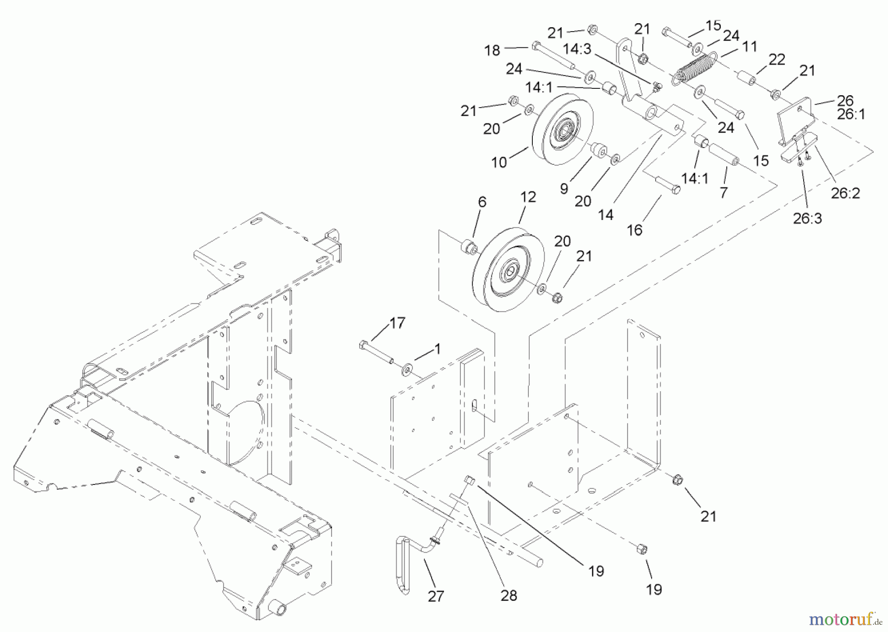  Zerto-Turn Mäher 74244 (Z553) - Toro Z Master Mower, 60