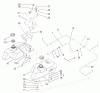 Zerto-Turn Mäher 74244 (Z553) - Toro Z Master Mower, 60" TURBO FORCE Side Discharge Deck (SN: 240000001 - 240999999) (2004) Ersatzteile FUEL TANK ASSEMBLY