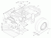 Zerto-Turn Mäher 74244 (Z553) - Toro Z Master Mower, 60" TURBO FORCE Side Discharge Deck (SN: 240000001 - 240999999) (2004) Ersatzteile MAIN FRAME ASSEMBLY