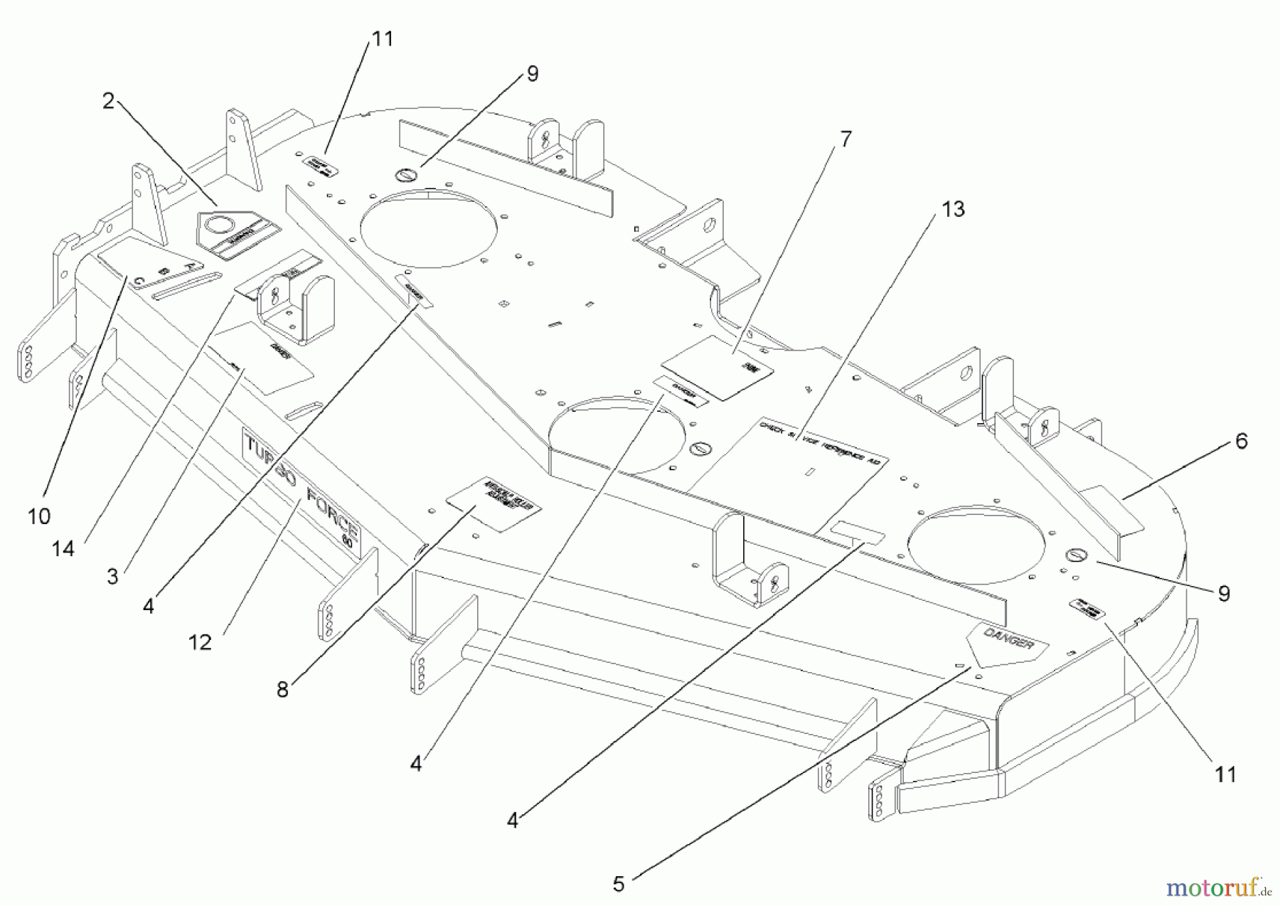  Zerto-Turn Mäher 74245 (Z555) - Toro Z Master Mower, 60