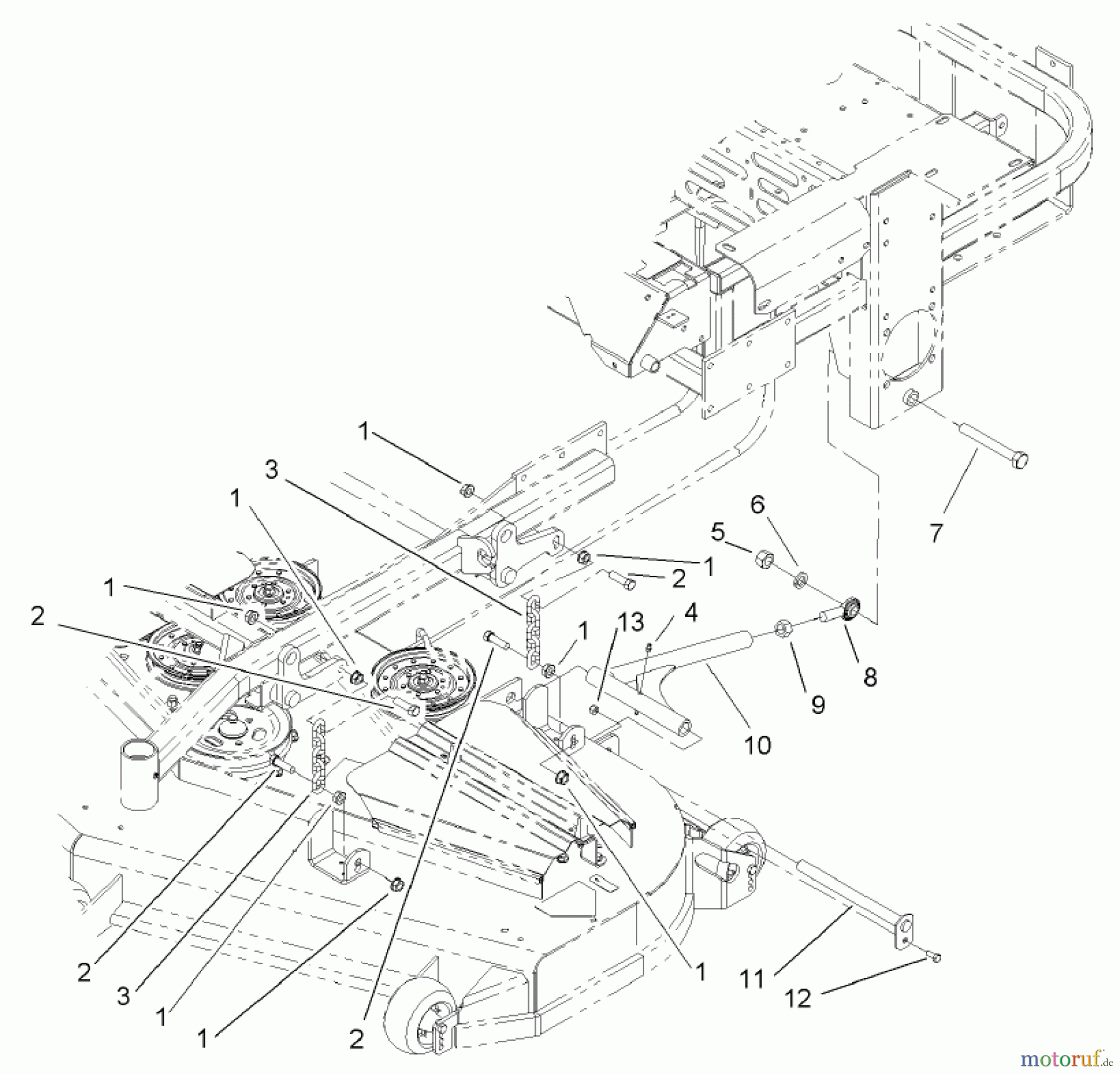  Zerto-Turn Mäher 74245 (Z555) - Toro Z Master Mower, 60