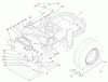 Zerto-Turn Mäher 74245 (Z555) - Toro Z Master Mower, 60" TURBO FORCE Side Discharge Deck (SN: 240000001 - 240002000) (2004) Ersatzteile MAIN FRAME ASSEMBLY