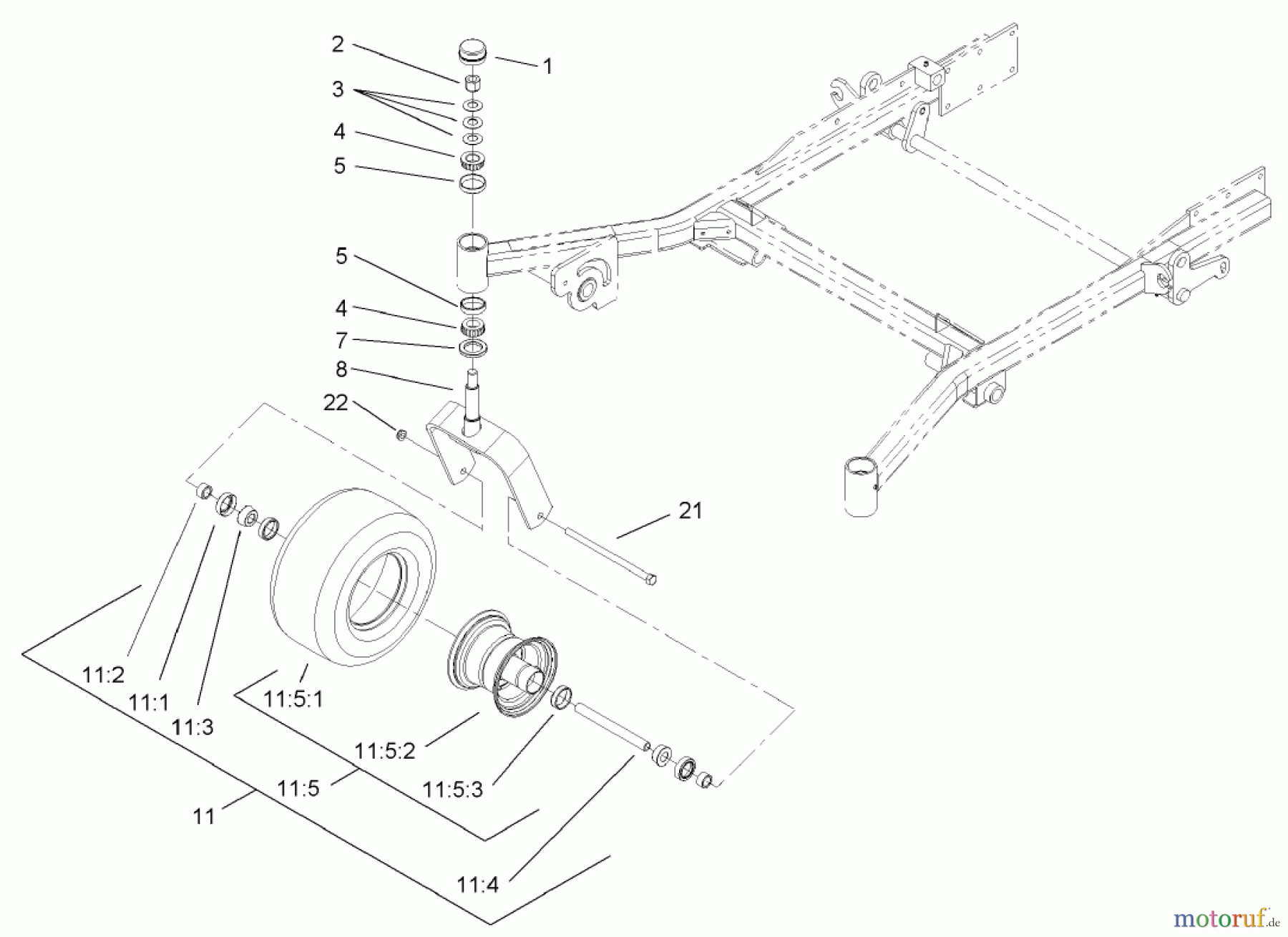  Zerto-Turn Mäher 74245 (Z555) - Toro Z Master Mower, 60