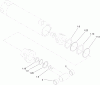 Compact Utility Attachments 23163 - Toro Backhoe, Dingo Compact Utility Loader (SN: 290000001 - 290999999) (2009) Ersatzteile HYDRAULIC CYLINDER ASSEMBLY NO. 107-9473