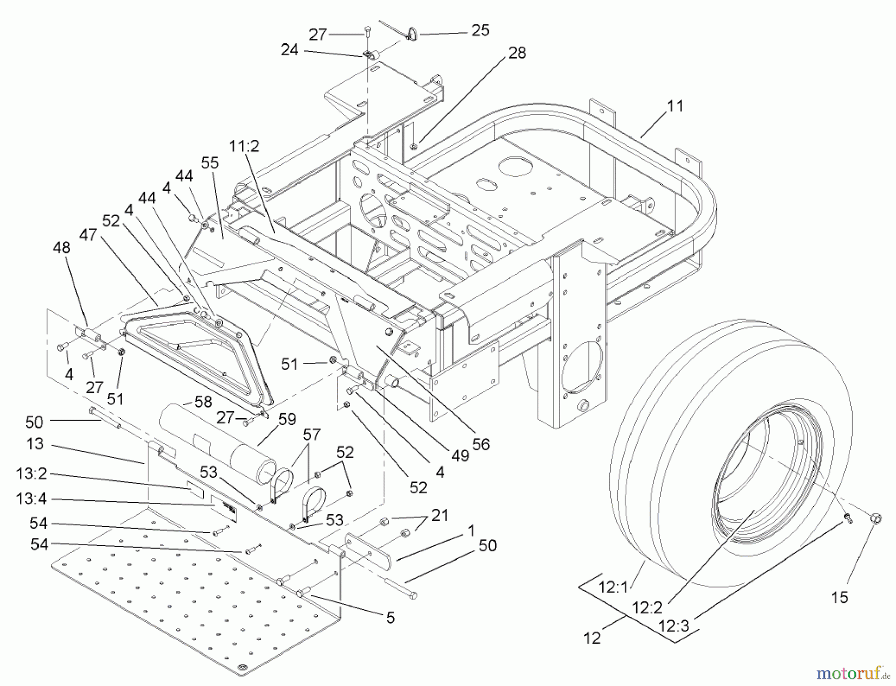  Zerto-Turn Mäher 74245 (Z555) - Toro Z Master Mower, 60