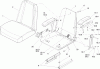 Zerto-Turn Mäher 74245 (Z555) - Toro Z Master Mower, 60" TURBO FORCE Side Discharge Deck (SN: 250000001 - 250999999) (2005) Ersatzteile SEAT ASSEMBLY NO. 107-1867