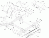 Zerto-Turn Mäher 74246TE (Z557) - Toro Z Master Mower, 152cm TURBO FORCE Side Discharge Deck (SN: 250000001 - 250999999) (2005) Ersatzteile FRONT FRAME ASSEMBLY