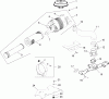 Zerto-Turn Mäher 74246TE (Z557) - Toro Z Master Mower, 152cm TURBO FORCE Side Discharge Deck (SN: 260000001 - 260999999) (2006) Ersatzteile AIR INTAKE / FILTRATION ASSEMBLY KOHLER CH740 0075