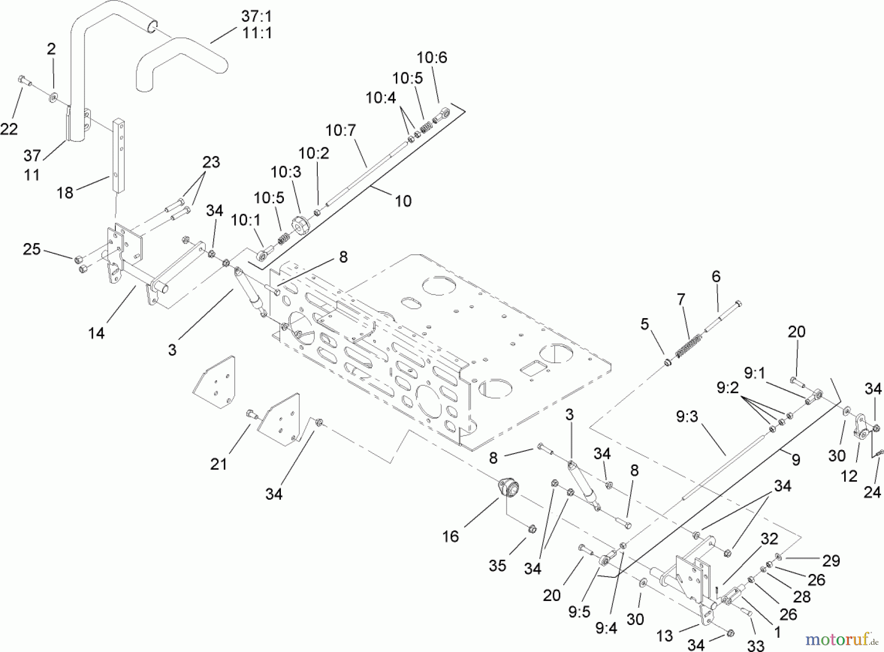  Zerto-Turn Mäher 74249 (Z500) - Toro Z Master Mower, 60