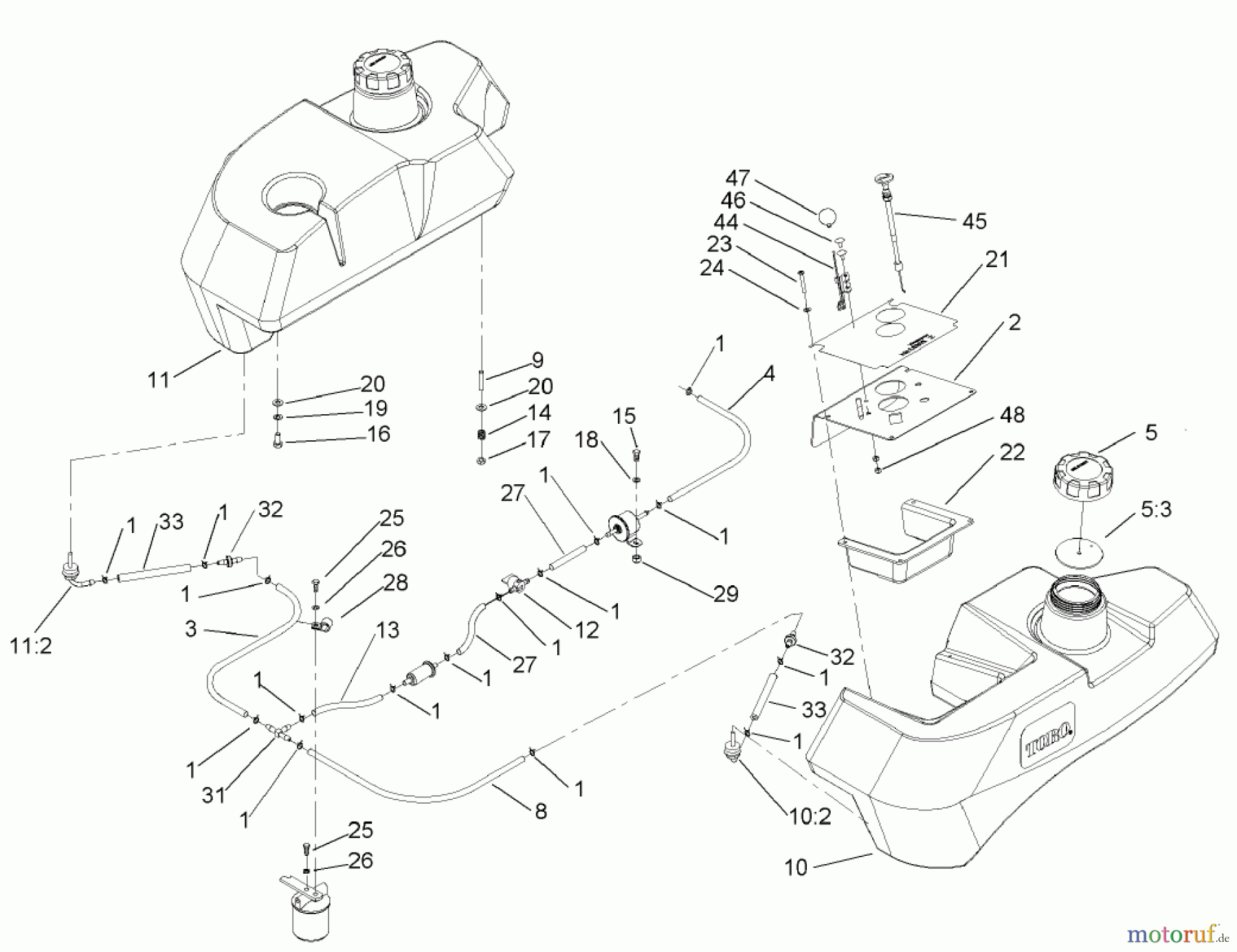  Zerto-Turn Mäher 74250 (Z587L) - Toro Z Master Mower, 60